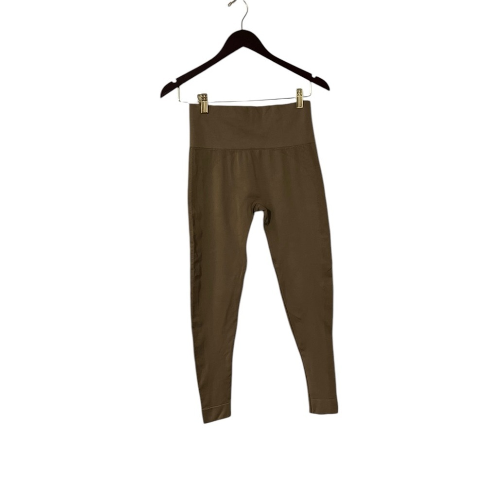 SET ACTIVE SculptFlex Seamless Yoga Tan Leggings - Picture 5 of 5